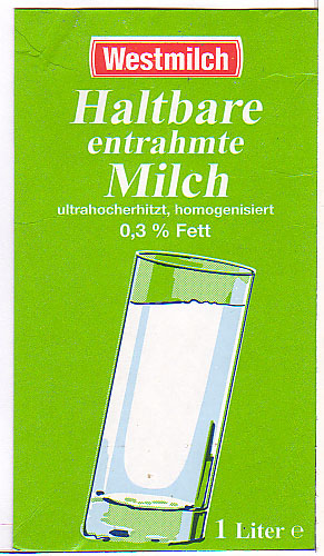 Deutschland: Westmilch - haltbare entrahmte Milch