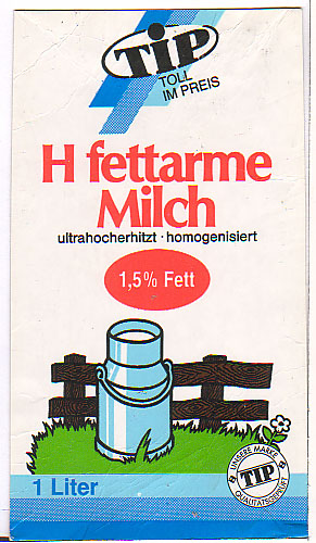 Deutschland: Tip (Toll im Preis) - H fettarme Milch