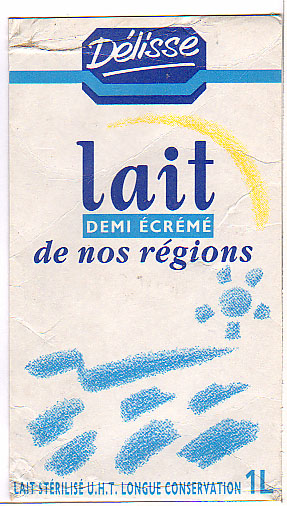 Frankreich: Delisse - Lait demi ecreme de nos regions
