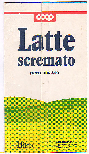 Italien: coop - Latte scremato