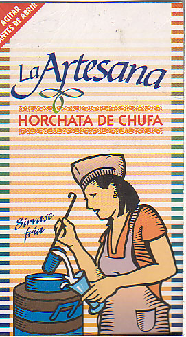 Spanien: La Artesana - Horchata de Chufa, sirvase fria