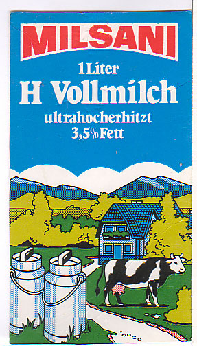 Deutschland: Milsani - H Vollmilch, ultrahocherhitzt